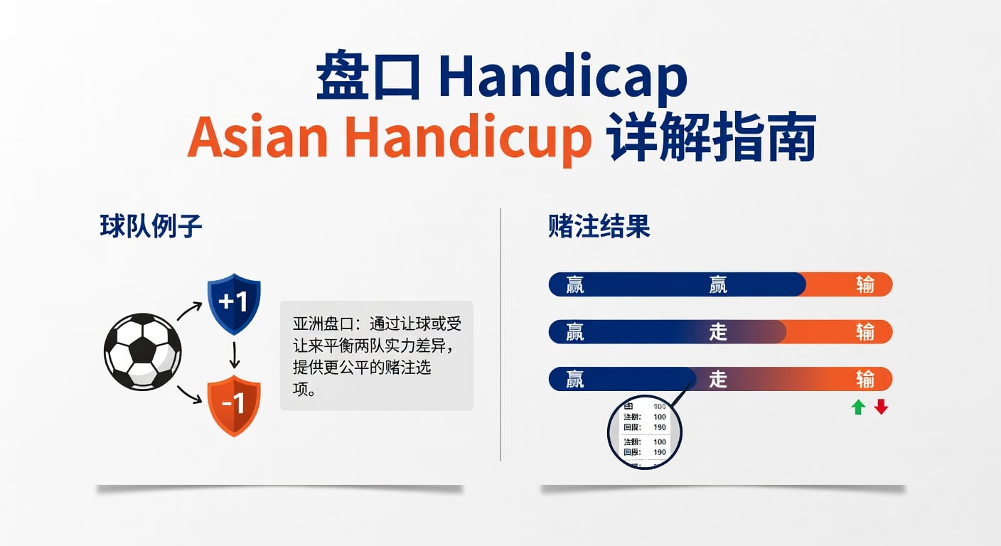 亚洲盘口 handicap 解析：资深玩家带你玩转让球盘口