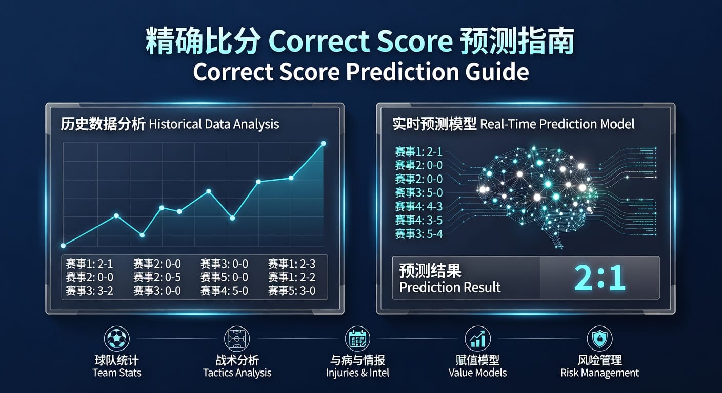 精确比分 correct score：体育赛事预测推荐与赛前判断框架