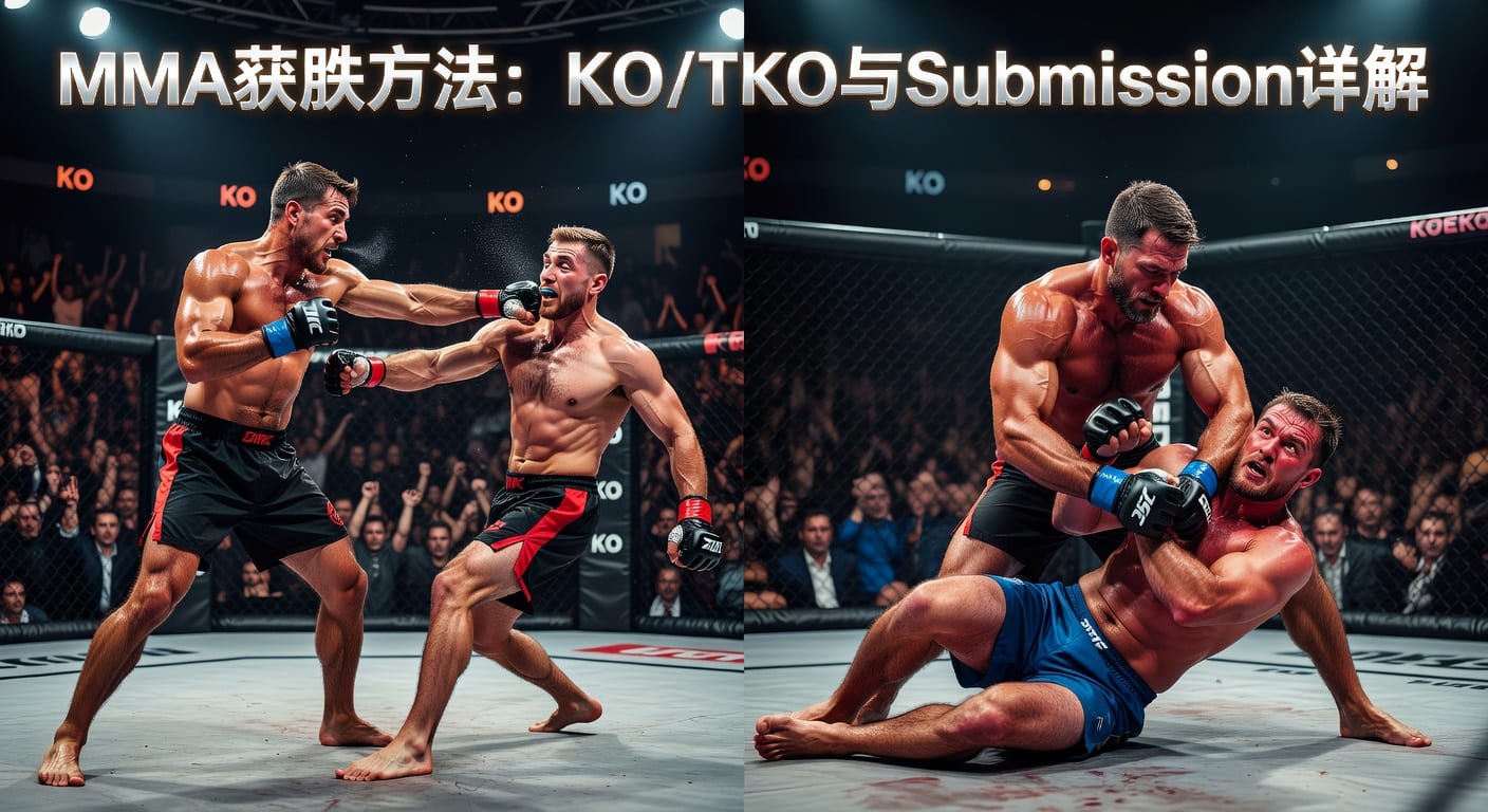 MMA方法 method of victory KO/TKO Submission赛前分析